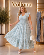Figurbetontes Midi-Kleid | Plus Size