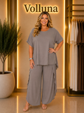 Leichtes Sommer Zweiteiler-Set | Plus Size