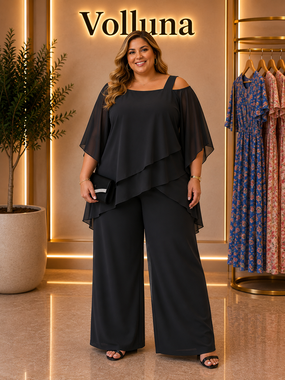 Zweiteiler Layered-Set | Plus Size